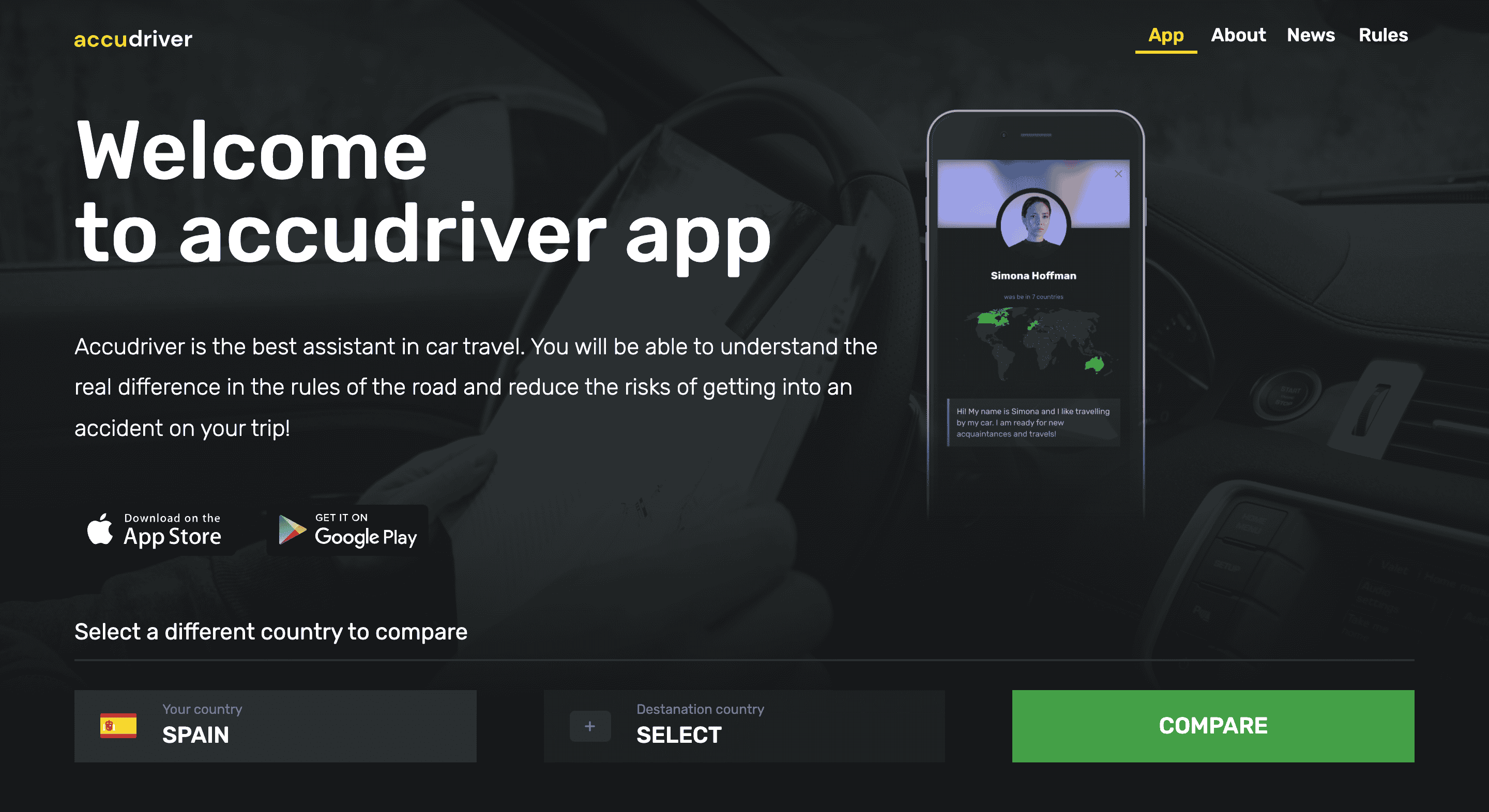 accudriver web screenshot